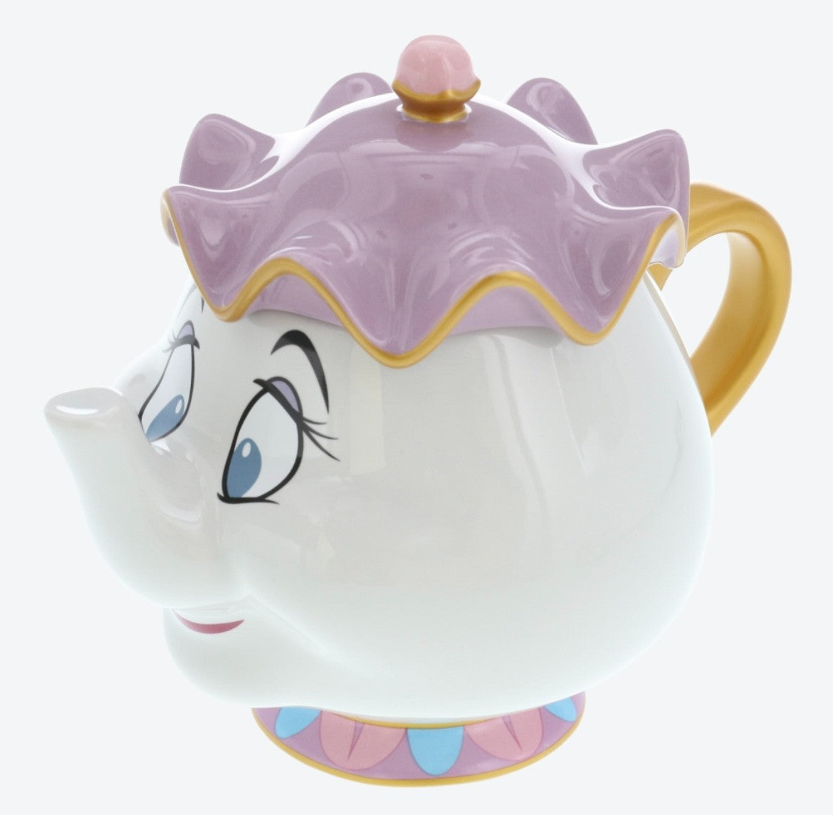 Japan Tokyo Disney Resort Beauty And The Beast Mrs. Potts mug with lid