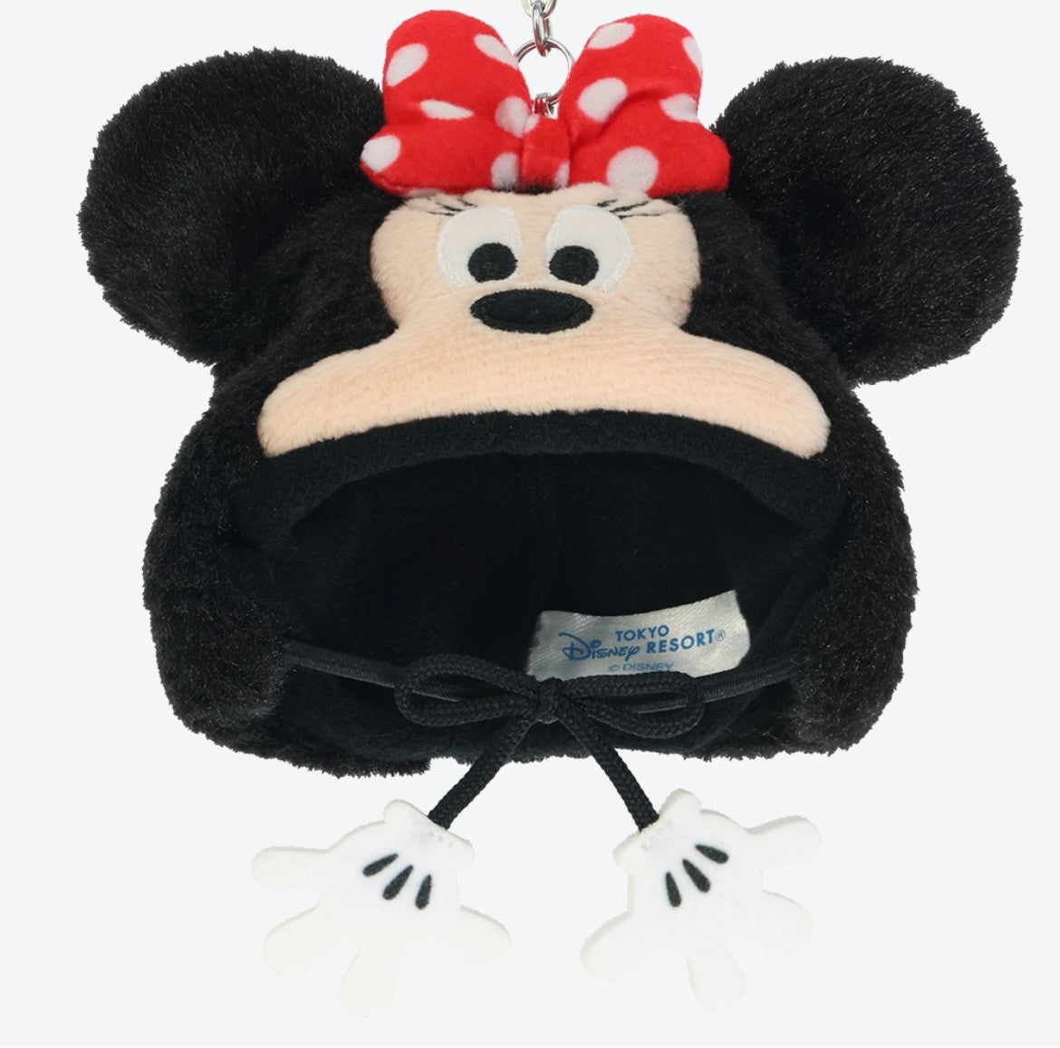 Japan Tokyo Disney Resort Minnie Mouse Keychain Ears Cap Hat 2025