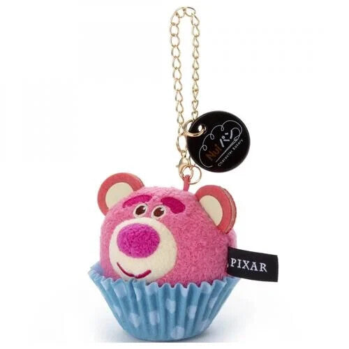 Japan Disney Takara Tommy Nui Pan Brett Plush Keychain Lotso cup cake