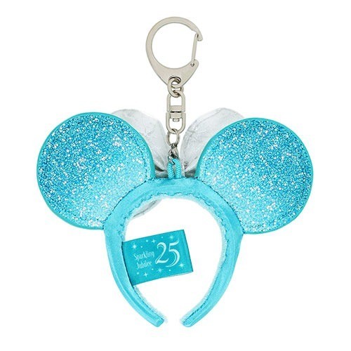 Japan Tokyo Disney Resort Sea 25th Sparkling Jubilee Ears Headband Keychain