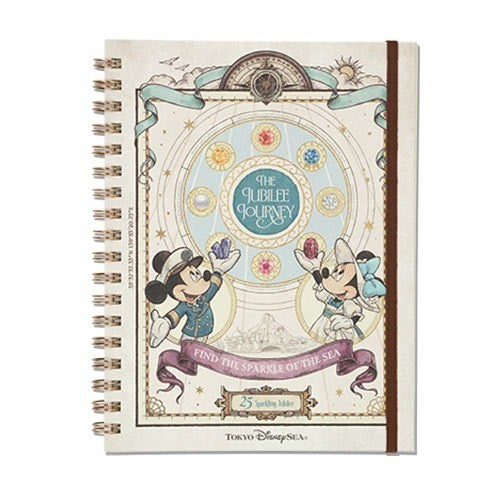 Japan Tokyo Disney Resort Mickey Mouse Notebook Sea 25th