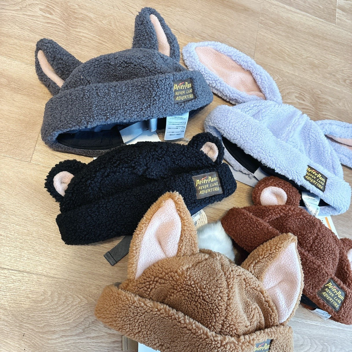Japan Tokyo Disney Resort Cap Ears Lost Kids Set of 5 Peter Pan Fantasy Springs