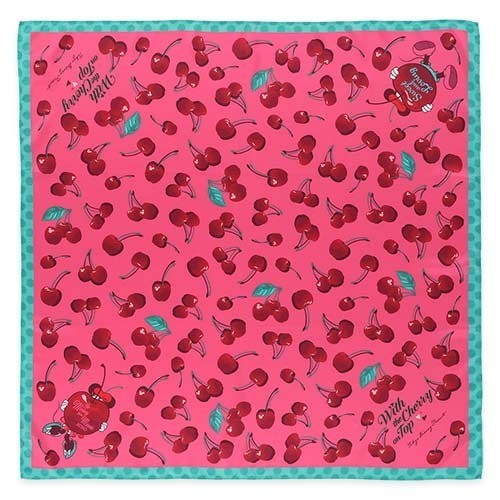 Japan Tokyo Disney Resort Scarf With the Cherry on Top Minnie