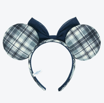 Japan Tokyo Disney Resort Minnie Mouse Ears Headband Ribbon Blue Limited 2026