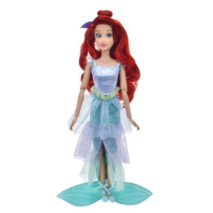 Japan Tokyo Disney Store Ariel & Flounder Doll Figure Set Ballet Little Mermaid