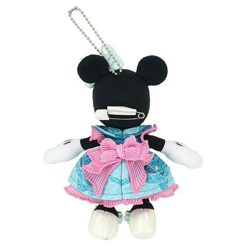 Japan Tokyo Disney Resort Sparkling Jubilee Minnie Mouse Plush Keychain 25th