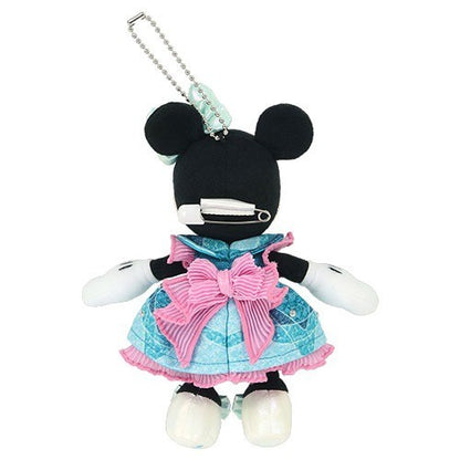 Japan Tokyo Disney Resort Sparkling Jubilee Minnie Mouse Plush Keychain 25th