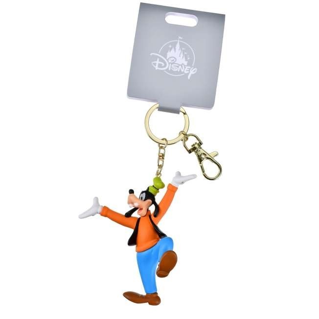 Japan Tokyo Disney Store Goofy Keychain Basic 3D Key Chain Fes