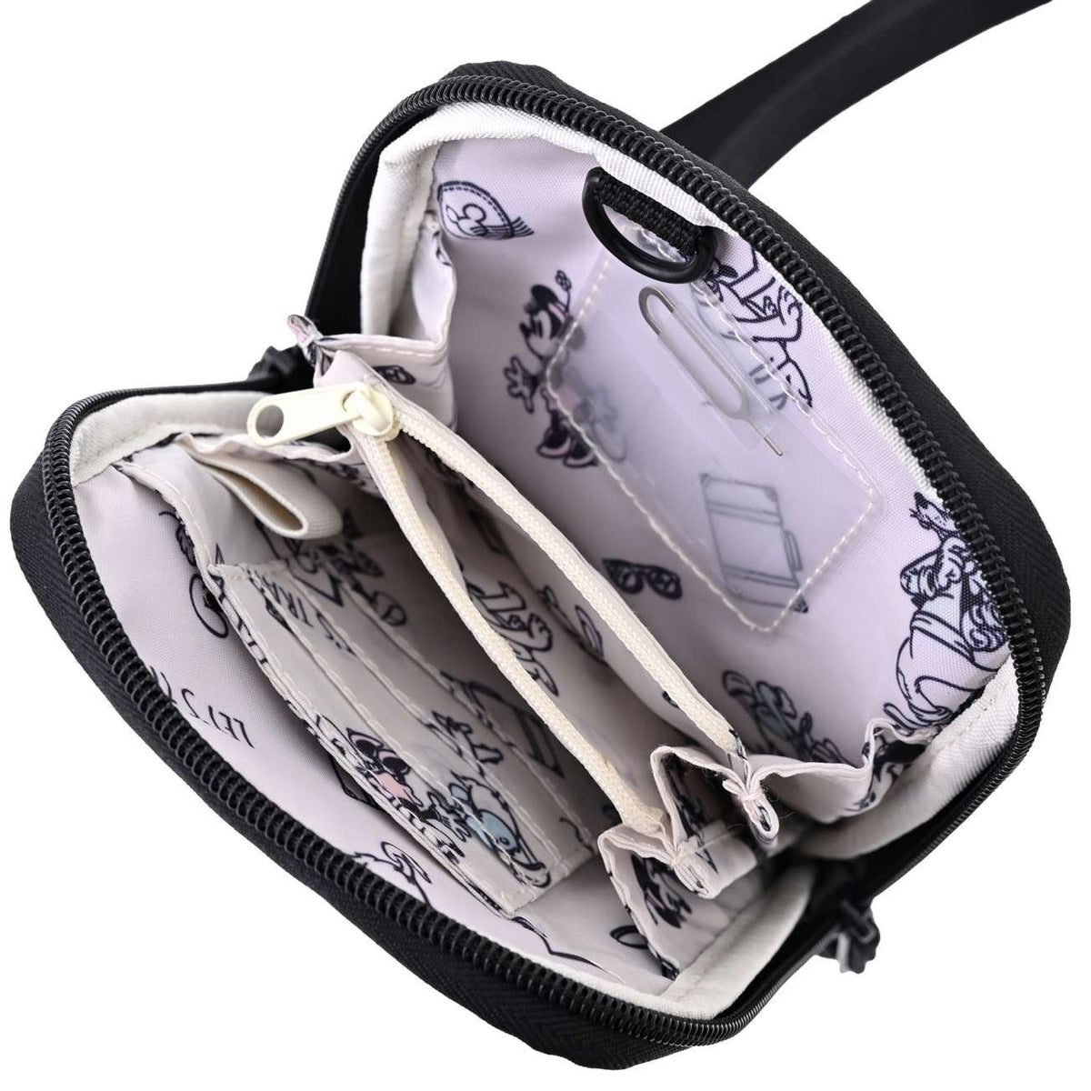 Japan Tokyo Disney Store Mickey Shoulder Bag with SIM Pin Magical Travel