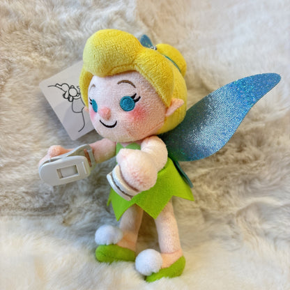 Japan Tokyo Disney Resort Peter Pan Tinkerbell Plush Shoulder Clip Keychain