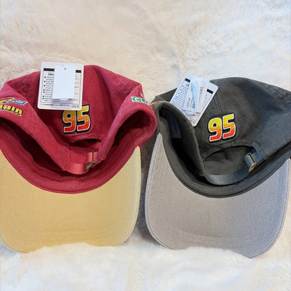 Japan Tokyo Disney Resort Hat Cap Lightning McQueen Cars Ears Set of 2