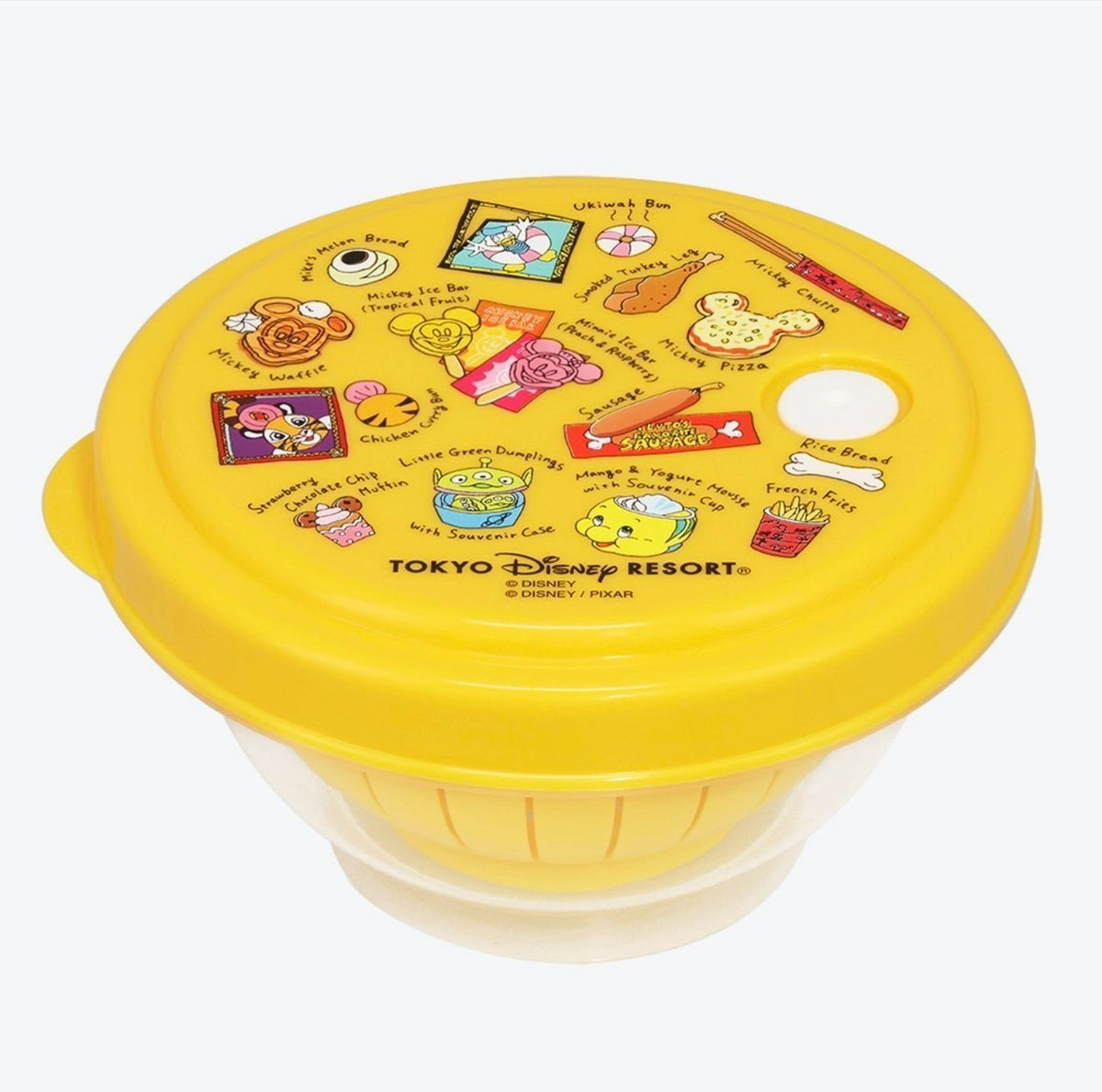 Japan Tokyo Disney Resort Mickey Mouse Frozen Rice Container Tupperware Limited