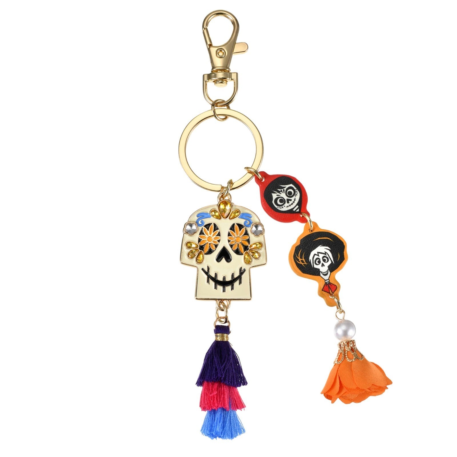 Japan Tokyo Disney Store Miguel & Héctor Keychain Tassel Fes Coco