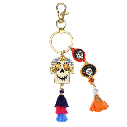 Japan Tokyo Disney Store Miguel & Héctor Keychain Tassel Fes Coco