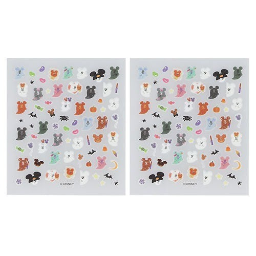 Japan Tokyo Disney Resort Pumpkin lantern Ghost Nail Sticker Set Halloween 2026