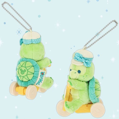 KeychaJapan Tokyo Disney Resort Duffy Beautiful Blue Plush Keychain Olu Mel