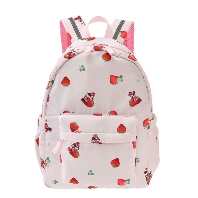 Japan Tokyo Disney Store Minnie For Kids Backpack Strawberry Hug Back to School