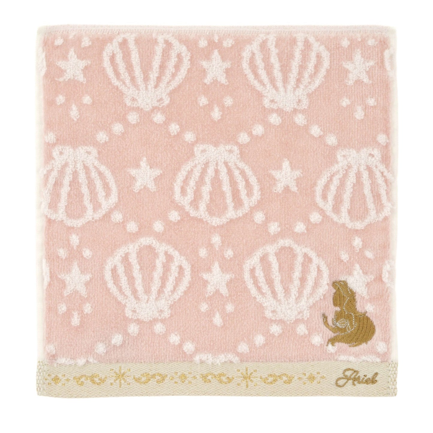 Japan Tokyo Disney Store Ariel Mini Towel Motif Princess Little Mermaid