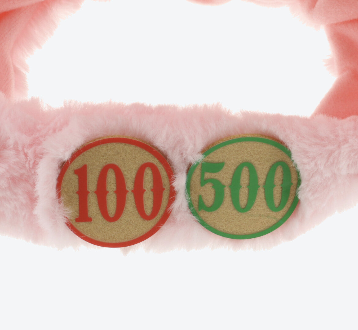 Japan Tokyo Disney Resort Store Ears HeadBand Hat Cap Fluffy Ham Plush Winter