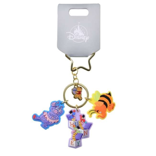 Japan Tokyo Disney Store Winnie the Pooh Heffalump Keychain Jingling Fes
