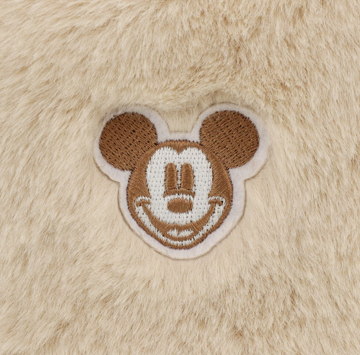Japan Tokyo Disney Resort Ears Mickey limited Fluffy Winter Cap Hat White brown