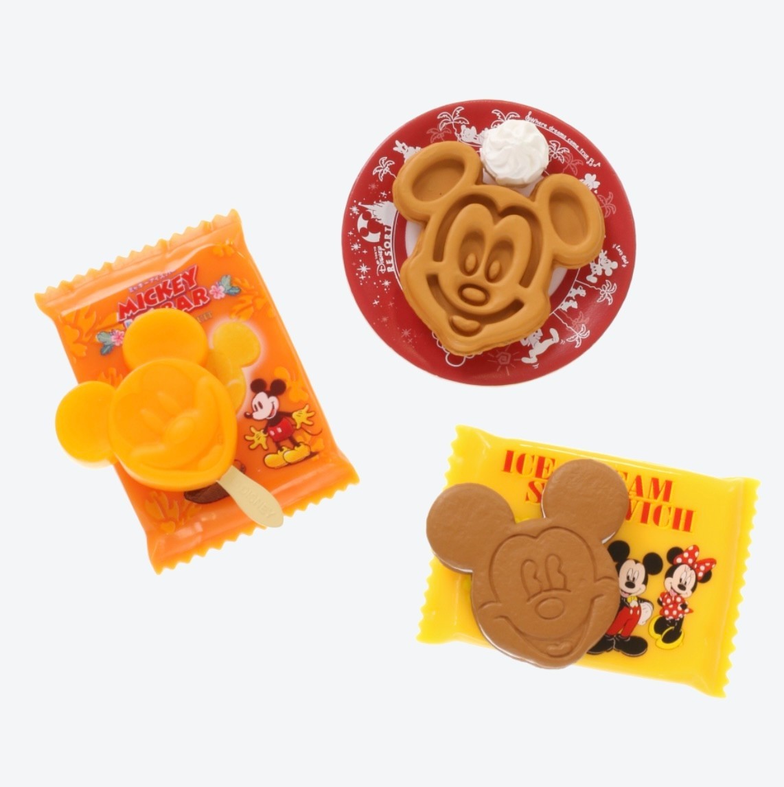 Japan Tokyo Disney Resort Chopstick Rests 3 pieces Japanese Tableware Mickey
