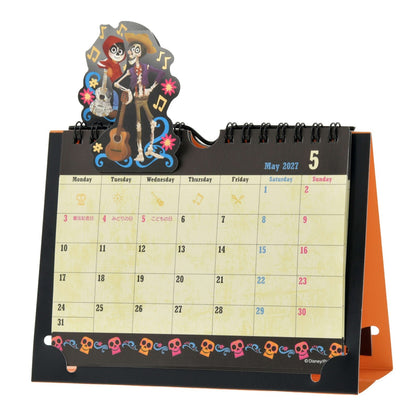 Japan Tokyo Disney Store Coco Desktop Calendar Pop-up Metallic 2027