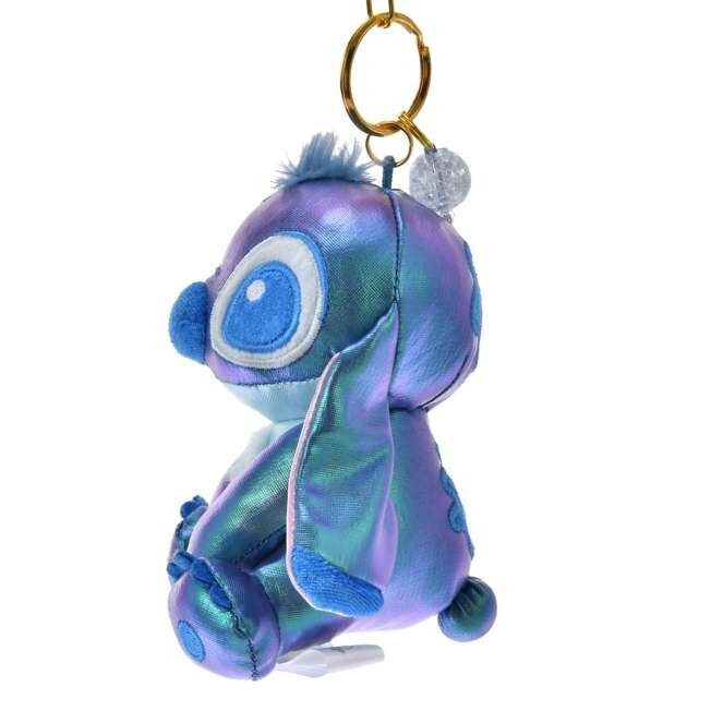 '+Japan Tokyo Disney Store Stitch Plush Toy Keychain Aurora 2025 Shine