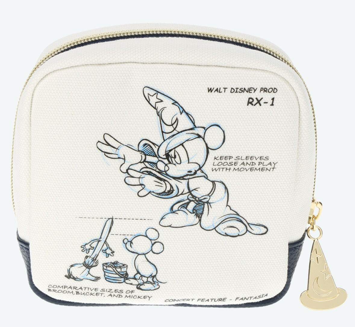 Japan Tokyo Disney Resort Fantasia Mickey Drawing pouch