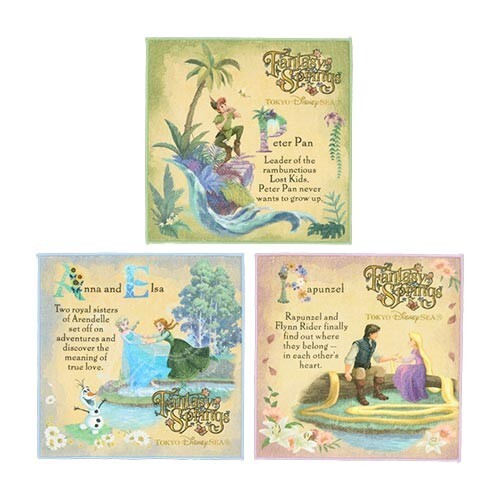 Japan Tokyo Disney Resort Mini Towel Set Fantasy Springs