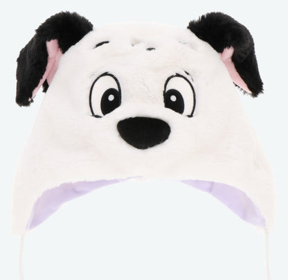 Japan Tokyo Disney Resort Ears limited Fluffy Winter Cap Hat 101Dalmatians