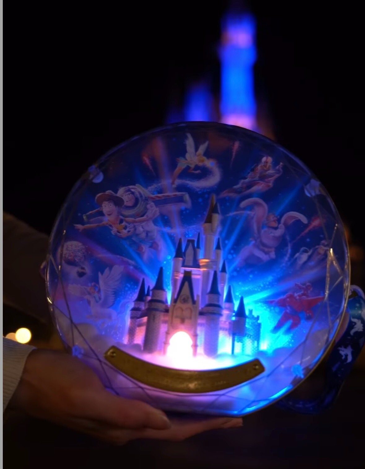 Japan Tokyo Disney Resort Popcorn Bucket Reach for the Stars Cinderella Castle