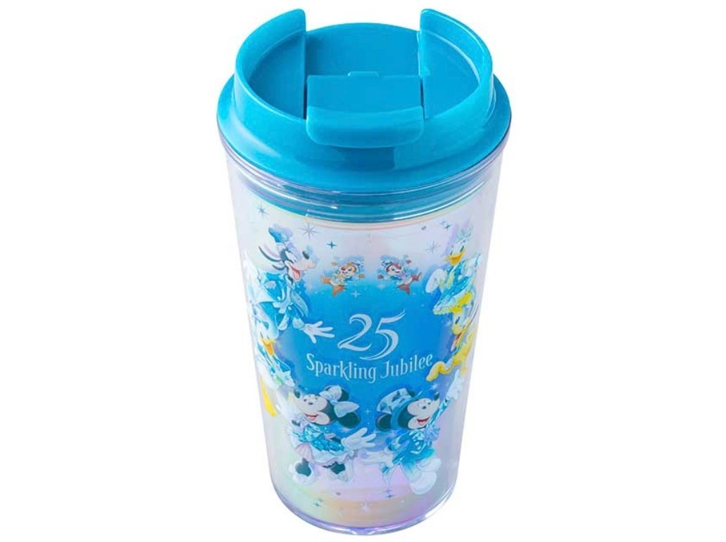 Japan Tokyo Disney Resort Mickey Minnie Souvenir Sparkling Jubilee Tumbler 25th