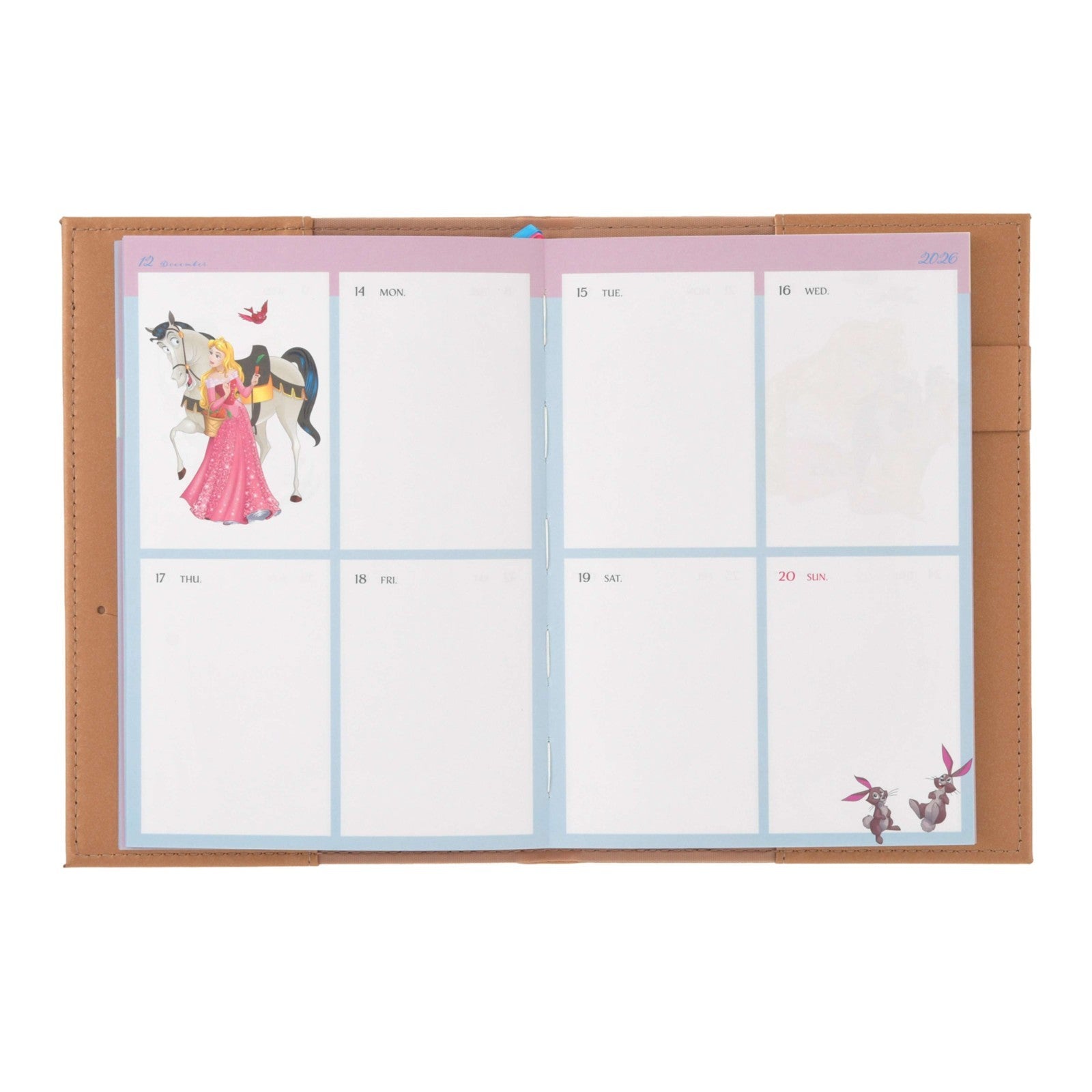 Japan Tokyo Disney Store Sleeping Beauty B6 Planner Schedule Book Diary 2027