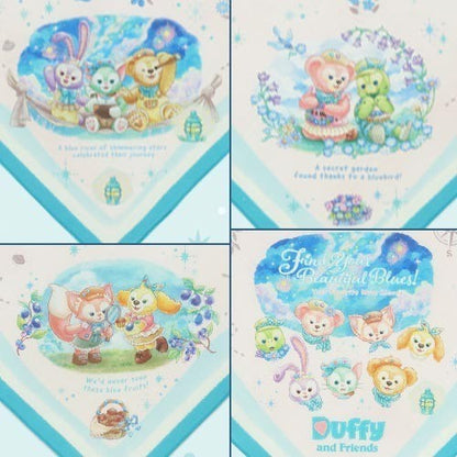 Japan Tokyo Disney Resort Find Your Beautiful Blue Bandana Duffy Scarf