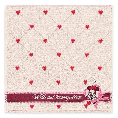 Japan Tokyo Disney Resort Mini Towel Set With the Cherry on Top Minnie