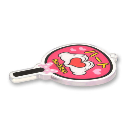 Japan Tokyo Disney Store nuiMOs Plush Accessory Heart Fan Pink For Fandom