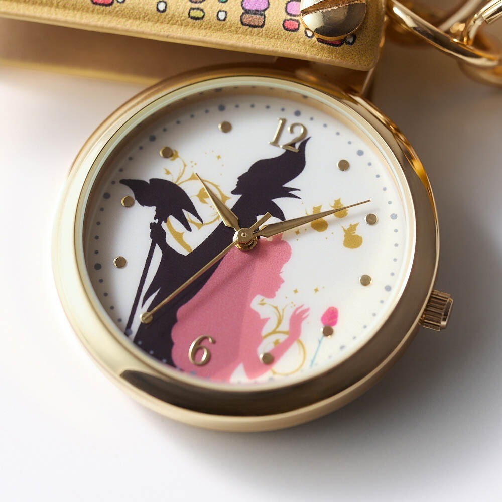 Japan Disney Fantasy Shop Bellemaison Sleeping Beauty  Storybook Hang Watch