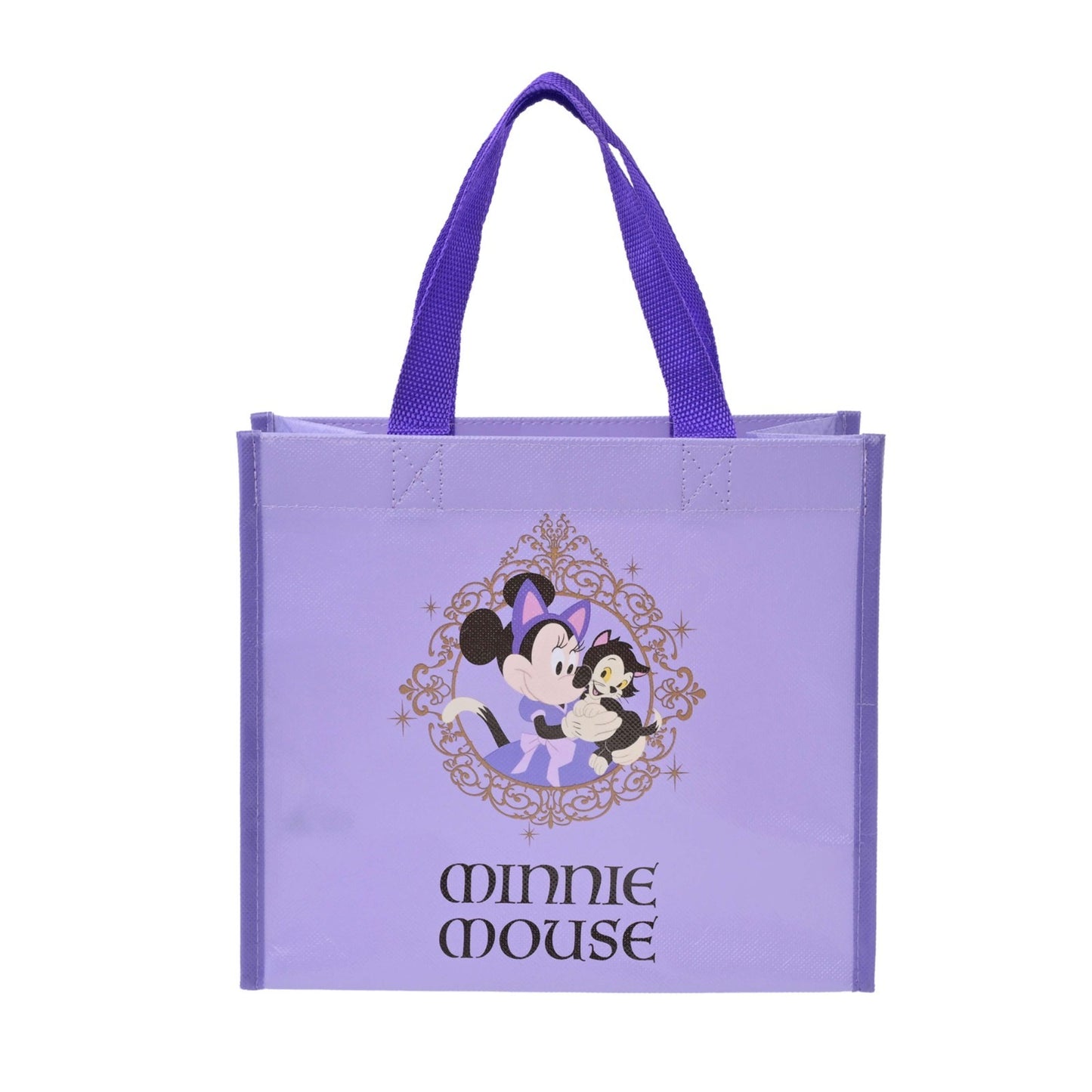 Japan Tokyo Disney Store Minnie Figaro Shopping Eco Bag S CAT MINNIE AND FIGARO