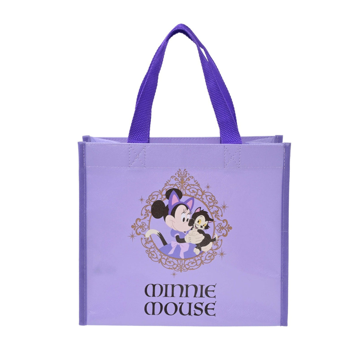 Japan Tokyo Disney Store Minnie Figaro Shopping Eco Bag S CAT MINNIE AND FIGARO