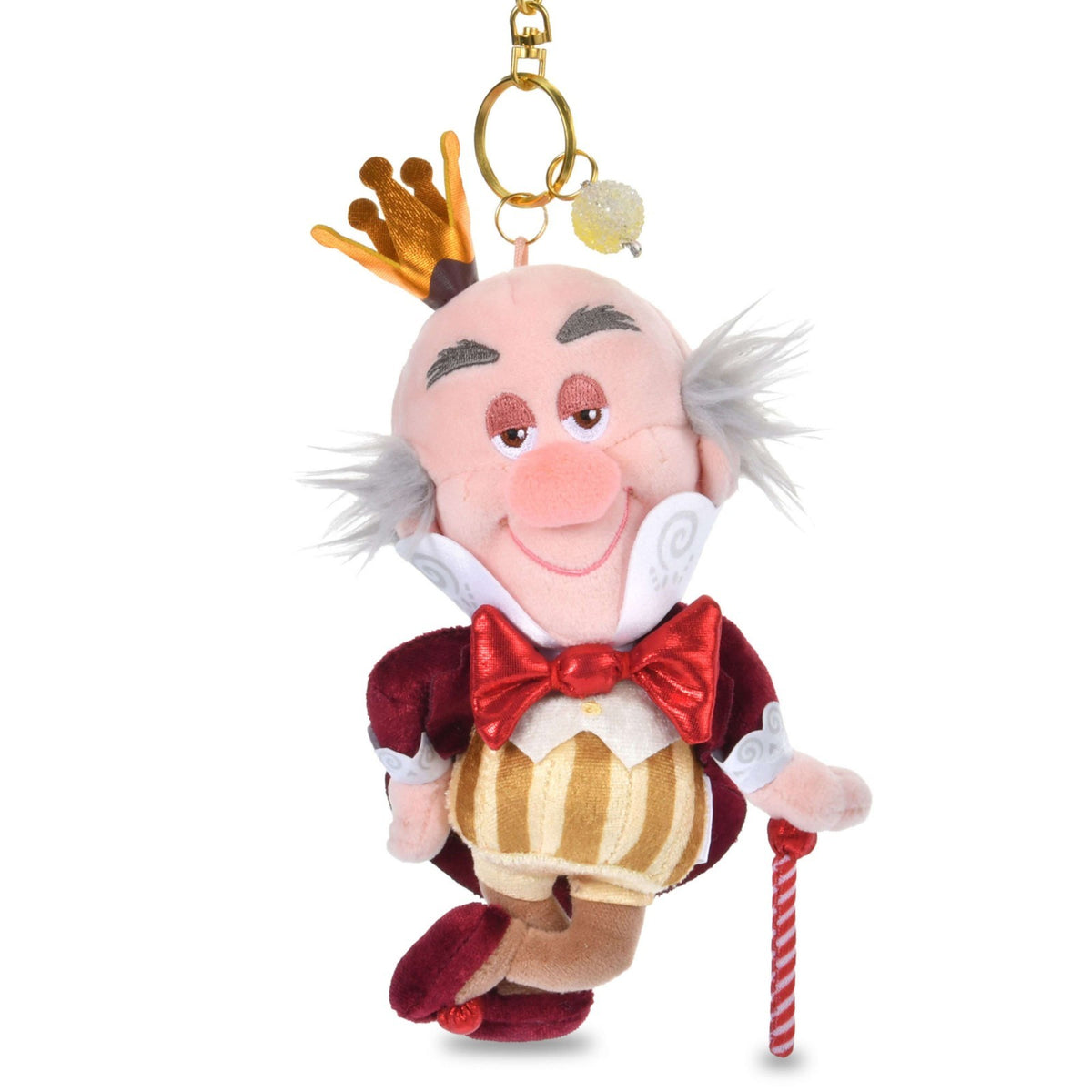 Japan Tokyo Disney Store King Candy Plush Toy Keychain SUGAR RUSH