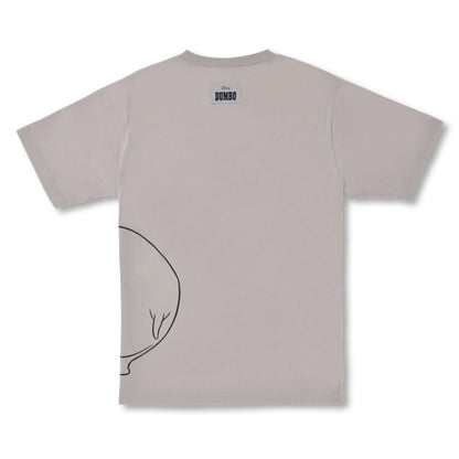 Japan Tokyo Disney Store Dumbo Short-Sleeve T-Shirt Gray T-Shirt Collection