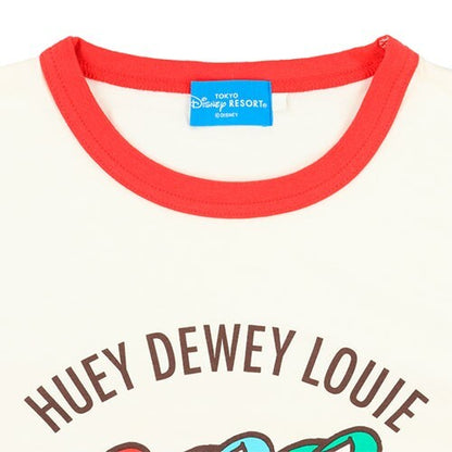 Japan Tokyo Disney Resort American Diner  Huey Dewey Louie T-shirt Red