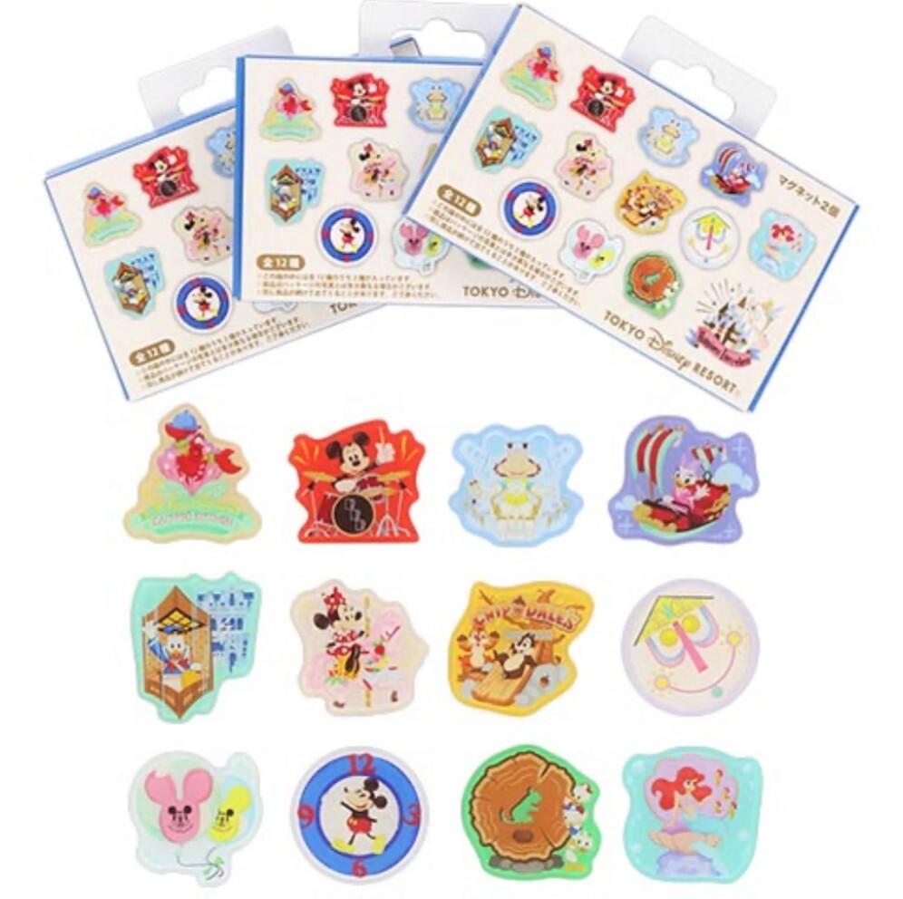 Japan Tokyo Disney Resort Small World Decoration magnet complete set limited