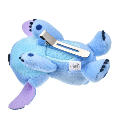Japan Tokyo Disney Store Stitch Hair Clip Flat Plush Toy Style