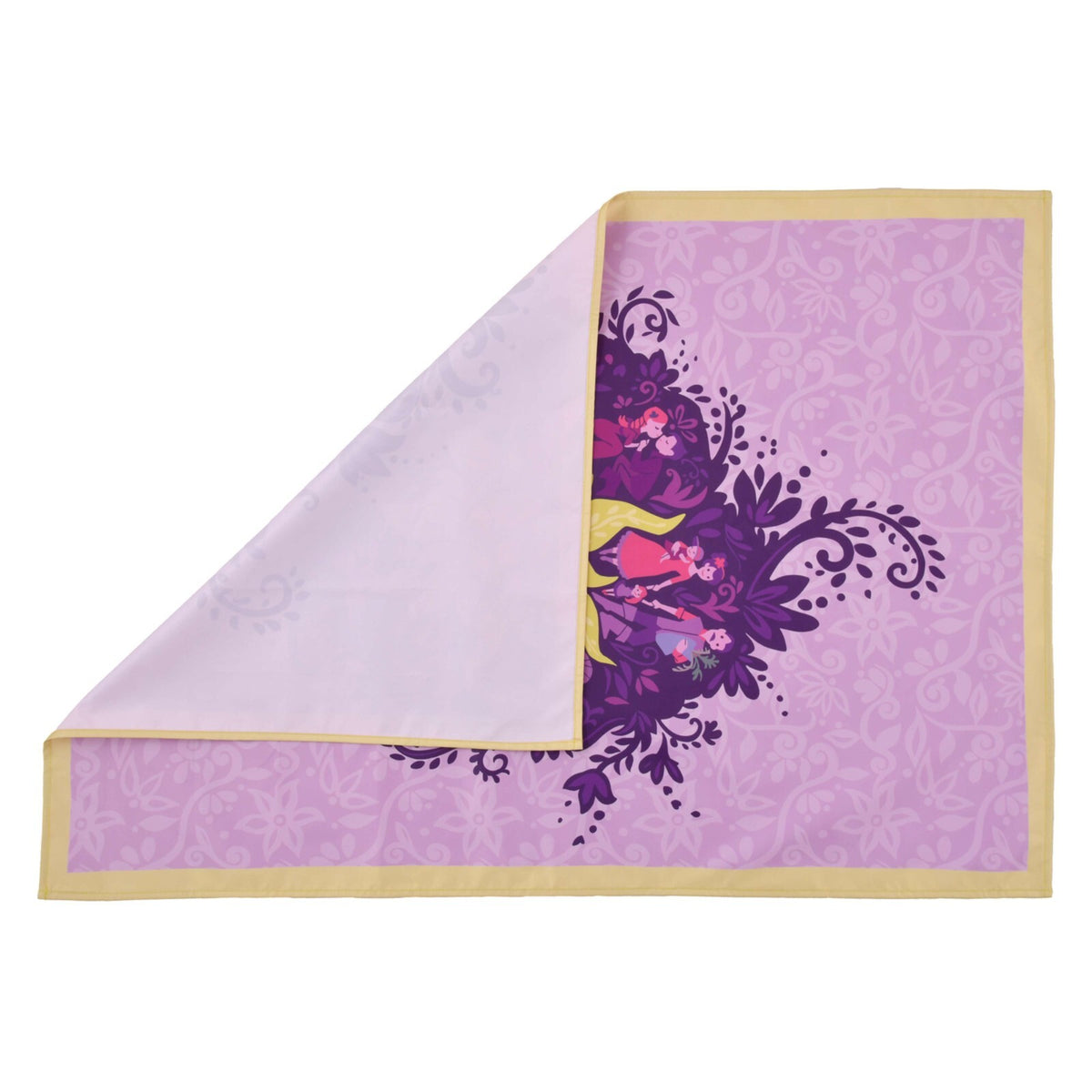Japan Tokyo Disney Store Rapunzel in the Tower Picnic Sheet S Pouch Map Compact