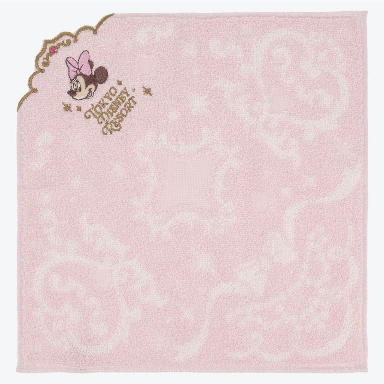 Japan Tokyo Disney Resort Minnie Mouse Mini Towel Handkerchief Pink Limited 2026