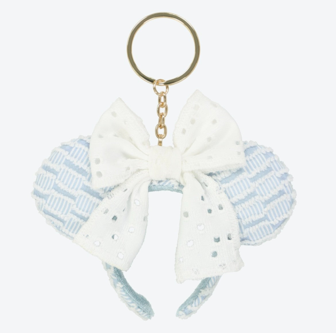 Japan Tokyo Disney Resort Keychain Minnie Mouse Headband lace