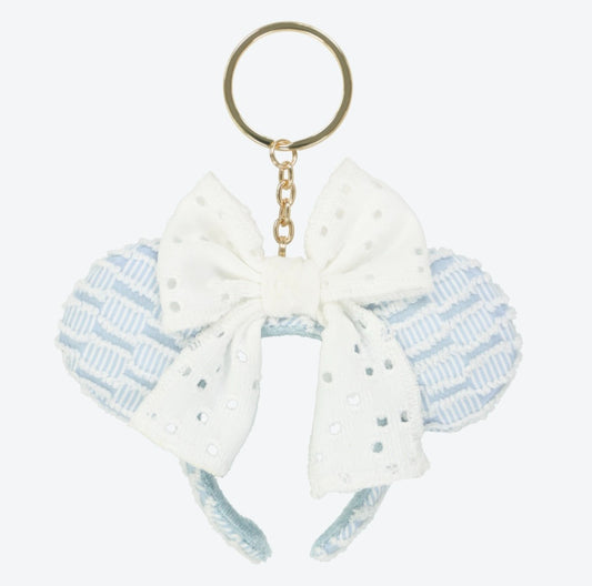 Japan Tokyo Disney Resort Keychain Minnie Mouse Headband lace
