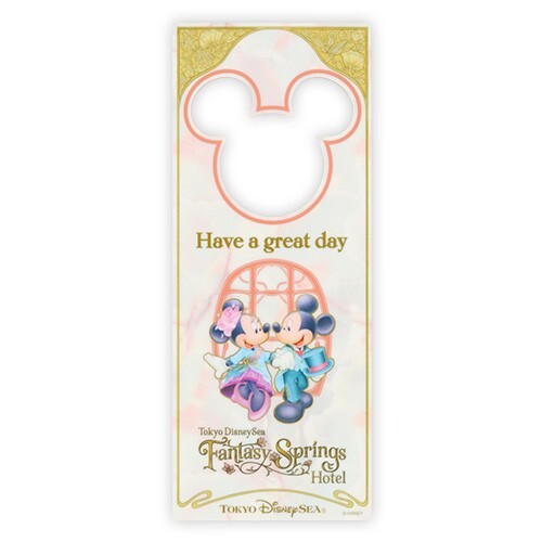 Japan Tokyo Disney Resort Fantasy Springs Hotel Sign Plates Mickey Minnie